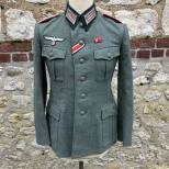 Heer veste Mdle 1941 Officier artillerie drap feldgrau 