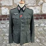 Heer Veste Mdle 1941 Officier Artillerie en drap rude Feldgrau 