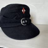 HJ Casquette hiver Jeunesse Hitlérienne drap noir 