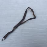 Jugulaire sous casque ( liner ) cuir marron  