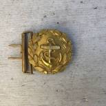 KM Boucle ronde dorée officier 