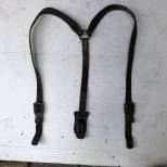 KM Bretelles de suspension Mdle Leger cuir marron foncé 