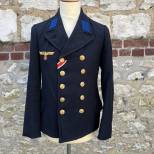 KM Caban Matelot navigant gabardine bleu nuit 