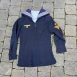 KM Marinière et grand col matelot acousticien laine bleu nuit 