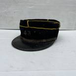 Képi Polo Mdle 1910 S/ Officier Chasseur a pied drap bleu nuit  