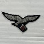 LW Aigle de poitrine officier brodé cannetille 