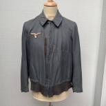 LW Blouson de vol Mdle Léger en coton gris bleu 