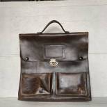 LW Cartable navigateur cuir marron 