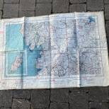 LW Carte de vol plastifiée Angleterre centre  Preston 