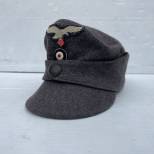 LW Casquette de montagne ( Bergmutze ) drap gris bleu 