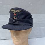LW Casquette de montagne ( Bergmutze) drap gris bleu 