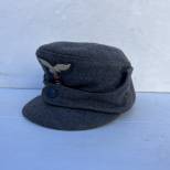 LW Casquette de montagne ( Bergmutze) drap gris bleu 