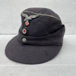 LW Casquette Mdle 1942 Officier doekin gris bleu 