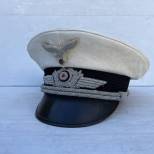 LW Casquette officier été Coiffe blanche 