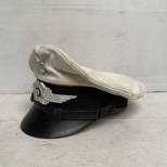 LW Casquette S/Officier artillerie Coiffe blanche 