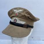 LW Casquette Tropicale Troupe Mdle 1941 Coton jaune sable 