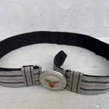 LW Ceinturon de sortie officier Boucle ronde alu 