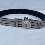 LW Ceinturon tissu officier boucle ronde 