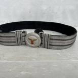 LW Ceinturon tissu officier boucle ronde 