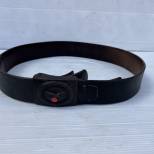 LW ceinturon troupe , boucle fer Mdle 1940 et cuir noir 