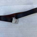 LW Ceinturon troupe boucle alu Mdle 1938 et cuir marron foncé 