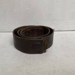 LW Ceinturon troupe cuir marron foncé 