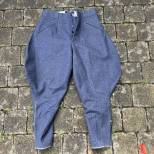 LW Culotte officier drap gris bleu 