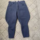 LW Culotte officier gabardine gris bleu 