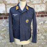 LW Fliegerbluse Chasseur Parachutiste 'Fallschirmjager' drap gris bleu 