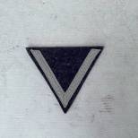 LW Grade de manche caporal drap gris bleu 