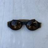LW Paire de lunettes de vol Nitsche & Gunther , verres fumés et sangle 