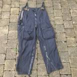 LW Pantalon de vol ' Kanal Hose' Mdle léger toile gris bleu 