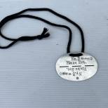 LW Plaque individuelle d 'identité et cordon 