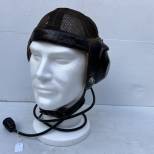 LW Serre Tète LKP N 101 Filet coton marron écouteurs , micro fil et fiche 