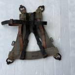 LW Trapèze dorsal d assaut ' Sturmgepack' Toile gris bleu 