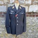 LW Veste Officier Pilote KG 53 Gabardine gris bleu 
