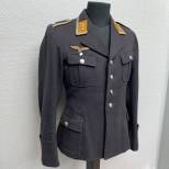 LW Veste sous officier navigant/Parachutiste gabardine bleu