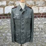 LW Veste Treillis Mdle 1941  Chevrons vert  , Artilleur 