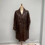 Manteau de vol Mdle 1920 Cuir marron 