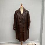 Manteau de vol Mdle 1920 cuir marron foncé 