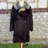 Manteau Pilote /conducteur type ' Peau de bique'