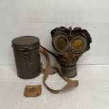 Masque de protection Mdle 1917 , boitier et sangles 