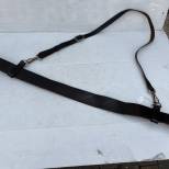 NSDAP Cuir ceinturon et baudrier cuir noir 
