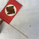 NSDAP Petit drapeau de propagande en papier 