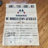 Ordre de mobilisation générale 1914 