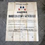Ordre de Mobilisation Générale 1939 