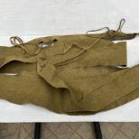 Paire de bandes moletières troupe coloniale  drap moutarde 