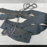 Paire de bandes moletières Troupe en drap bleu horizon 