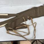 Paire de bandes Moletières troupe drap kaki 