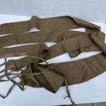 Paire de bandes moletières troupe drap kaki 